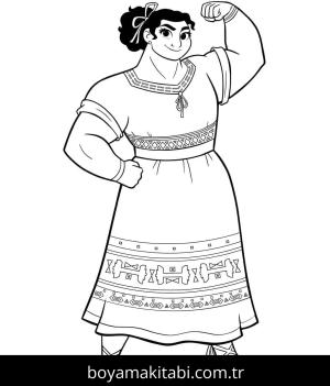 Encanto boyama sayfası – boyama çalışması, yaratıcılığı geliştirir