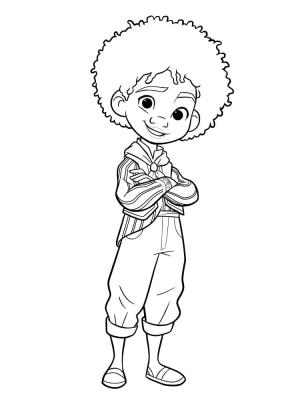 Encanto boyama sayfası,  coloring page, Antonio’yu Encanto’dan çizin, 