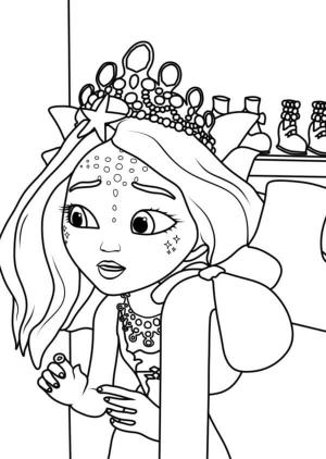 Enchantimals boyama sayfası,  coloring page, Enchantimals’ın Güzel Karakteri, 