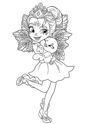 Enchantimals boyama sayfası,  coloring page, Pıtırtı ve Flap Akşam Yürüyüşüne Çıktı, 