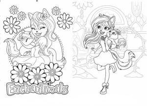 Enchantimals boyama sayfası,  coloring page, Enchantimals İyi, 