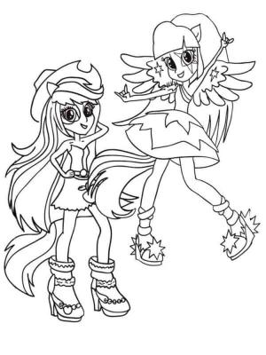 Equestria Girls boyama sayfası,  coloring page, Çizgi film masal kızları, 