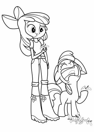 Equestria Girls boyama sayfası,  coloring page, Pony Sadece Bölümleri Aldığı İçin Çok Gergin, 