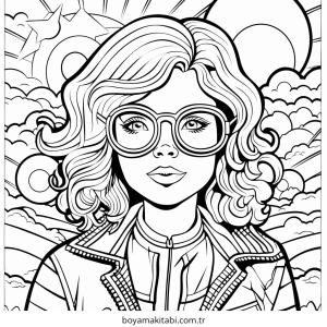 Erkek Çocukları İçin boyama sayfası – sanatsal çalışma, çocuklar için