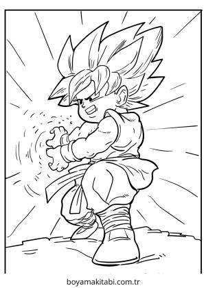 Erkek Çocukları İçin boyama sayfası – çizgi film temalı, basit çizim