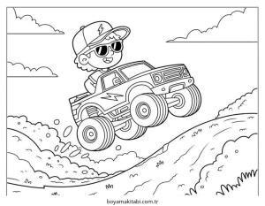 Erkek boyama sayfası – eğlenceli etkinlik, el becerilerini geliştirir