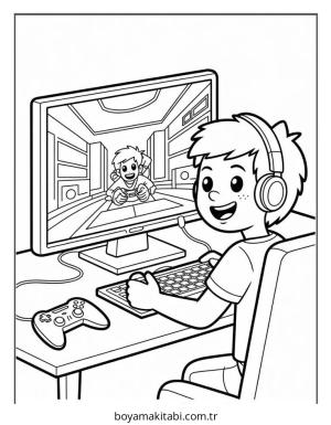 Erkek boyama sayfası – yaratıcılığı geliştirir, keyifli zaman