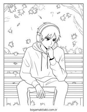 Erkek boyama sayfası – renkli çizimler, okul öncesi