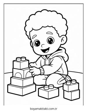 Erkek boyama sayfası – evde etkinlik, ücretsiz yazdır