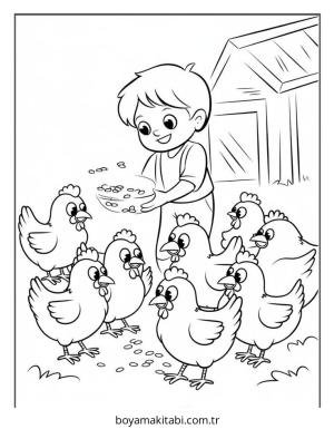 Erkek boyama sayfası – basit çizim, kolay boyama