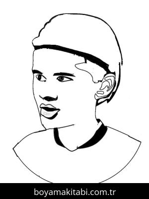 Erling Haaland boyama sayfası – yaratıcılık, eğlenceli etkinlik