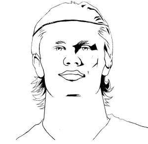 Erling Haaland boyama sayfası,  coloring page, Müthiş Erling Haaland, 