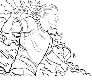 Erling Haaland boyama sayfası,  coloring page, Erling Haaland resim, 