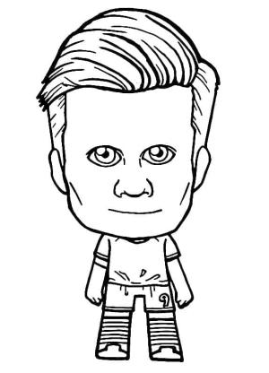 Erling Haaland boyama sayfası,  coloring page, Küçük Erling Haaland, 