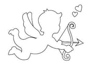 Eros boyama sayfası,  coloring page, Aşk Tanrısı Anahat, 