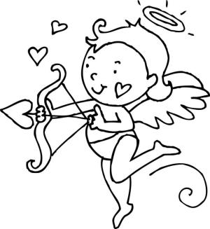 Eros boyama sayfası,  coloring page, Aşk Tanrısı çizimi, 