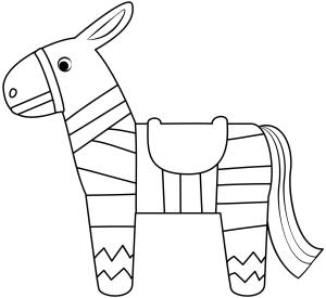 Eşek boyama sayfası, Donkeys coloring page, , donkeys donkey pinata 