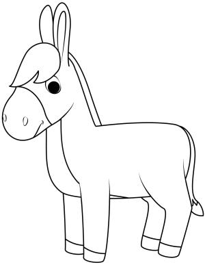 Eşek boyama sayfası, Donkeys coloring page, , donkeys donkey 