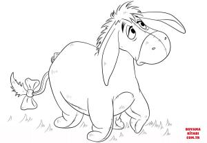 Eşek boyama sayfası, Donkeys coloring page, , donkeys eeyore 