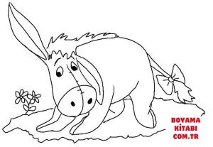 Eşek boyama sayfası, Donkeys coloring page, , donkeys picture of eeyore 