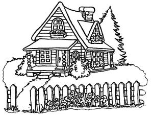 Evler boyama sayfası,  coloring page, Inanılmaz Ev, 