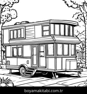 Evler boyama sayfası,  coloring page, , 