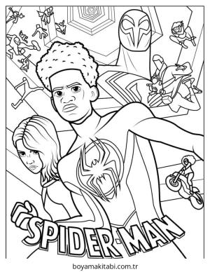 Evler boyama sayfası – çizgi film temalı, basit çizim