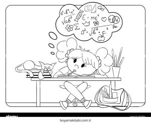 Evler boyama sayfası – boyama etkinliği, çocuk aktivitesi