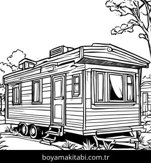 Evler boyama sayfası,  coloring page, , 