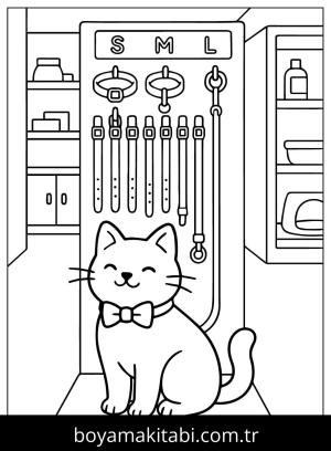 Evcil Hayvan Dükkanı boyama sayfası,  coloring page, , Full Pets Store