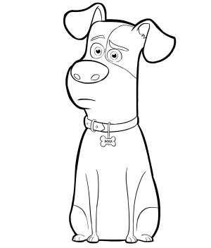 Evcil Hayvanlar boyama sayfası,  coloring page, Köpek Yavrusu Görüntüsü Hd, 