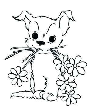 Evcil Hayvanlar boyama sayfası,  coloring page, Köpek, 