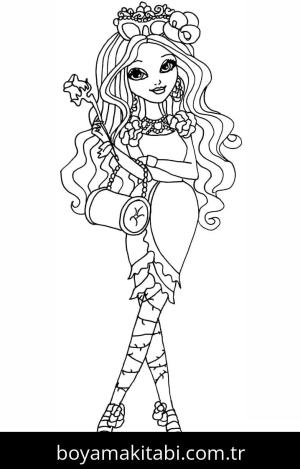 Ever After High boyama sayfası – ücretsiz yazdır, boyama etkinliği