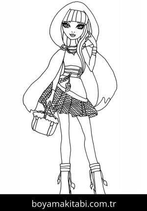 Ever After High boyama sayfası – boyama etkinliği, çocuk aktivitesi