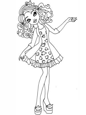 Ever After High boyama sayfası,  coloring page, En Adil Madeline’i Almak, 