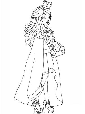 Ever After High boyama sayfası,  coloring page, Miras Günü Elması, 