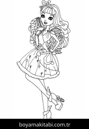 Ever After High boyama sayfası – çocuklar için, çizgi film temalı