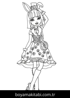 Ever After High boyama sayfası – eğitici aktivite, yaratıcılık