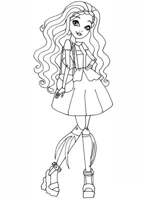 Ever After High boyama sayfası,  coloring page, Sedir Ağacı, 