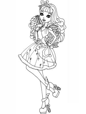 Ever After High boyama sayfası,  coloring page, aşk tanrısı, 