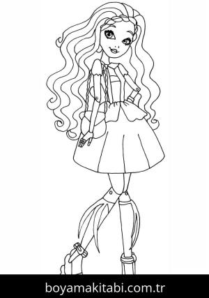 Ever After High boyama sayfası – evde etkinlik, ücretsiz yazdır
