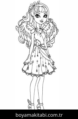 Ever After High boyama sayfası – boyama etkinliği, çocuk aktivitesi