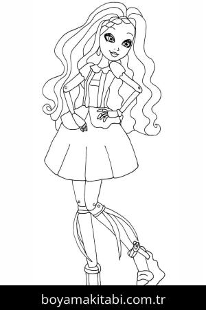 Ever After High boyama sayfası – yaratıcılığı geliştirir, keyifli zaman