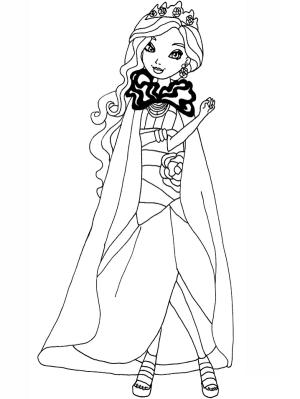 Ever After High boyama sayfası,  coloring page, Miras Günü Briar, 