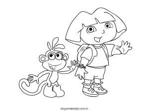 Explorer boyama sayfası – eğitici aktivite, yaratıcılık