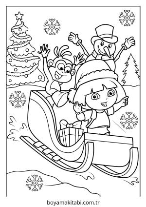 Explorer boyama sayfası – çocuk aktivitesi, PDF indir