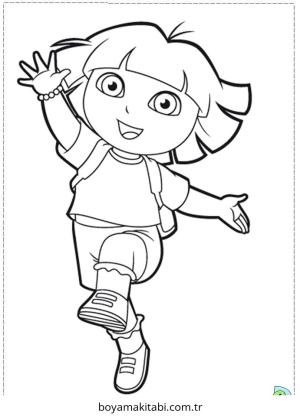 Explorer boyama sayfası – basit çizim, kolay boyama