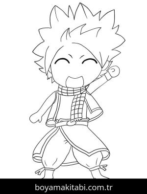 Fairy Tail boyama sayfası – eğitici aktivite, yaratıcılık