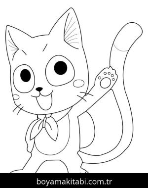 Fairy Tail boyama sayfası – okul öncesi, evde etkinlik