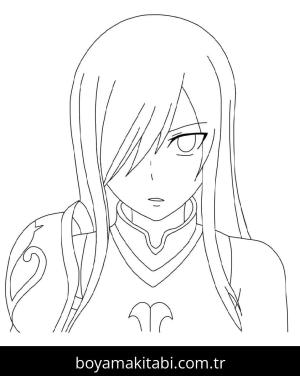 Fairy Tail boyama sayfası – keyifli zaman, renkli çizimler